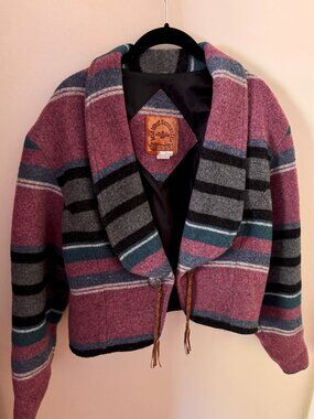 Midwest Garment Co Wool Bolero Cropped Jacket - Vintage